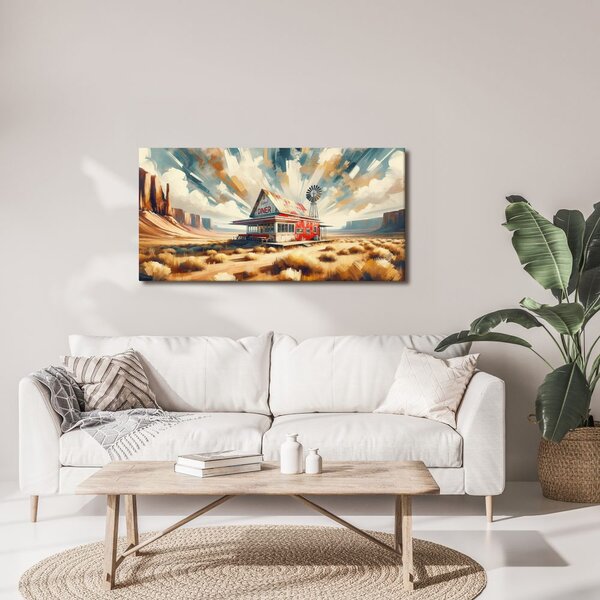 Quadro su tela – Sotto il cielo del deserto