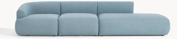 Chaise longue XL componibile in bouclé Sofia