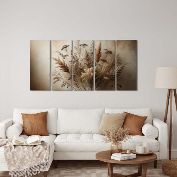 Quadro su tela – Mazzo di erbe secche