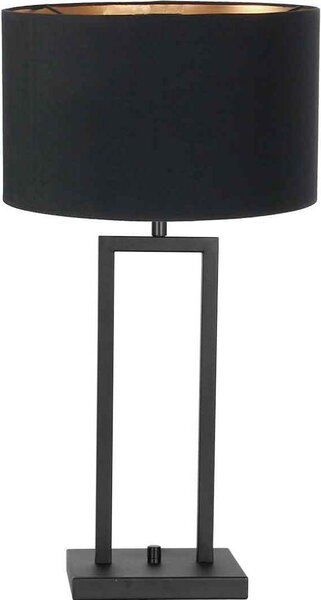 Steinhauer - lampada da tavolo - Stang - nero - metallo tessuto - Ø 30cm - E27 - 7194ZW