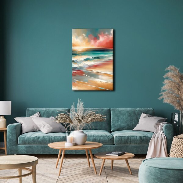 Quadro su tela – Mare al tramonto