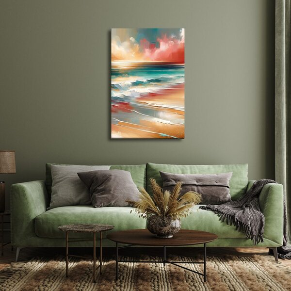 Quadro su tela – Mare al tramonto
