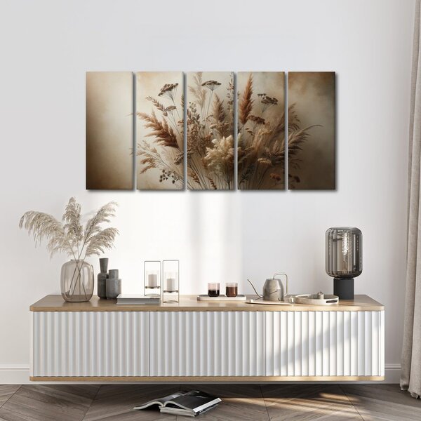 Quadro su tela – Mazzo di erbe secche