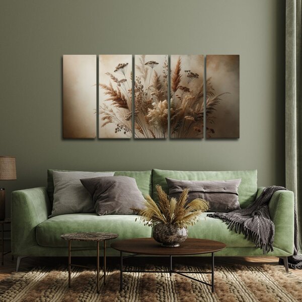 Quadro su tela – Mazzo di erbe secche