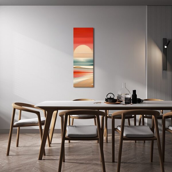 Quadro su tela – Onde immerse nei colori del crepuscolo
