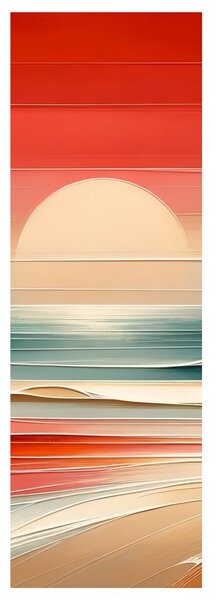 Quadro su tela – Onde immerse nei colori del crepuscolo