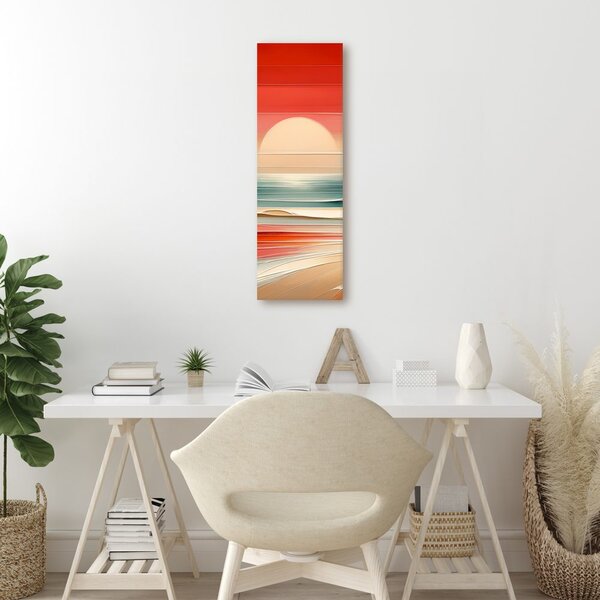 Quadro su tela – Onde immerse nei colori del crepuscolo