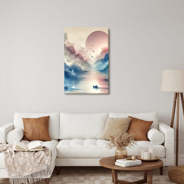 Quadro su tela – Montagne nebbiose