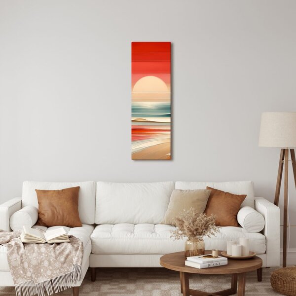 Quadro su tela – Onde immerse nei colori del crepuscolo