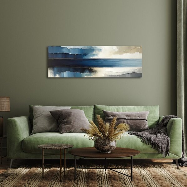 Quadro su tela – Respiro dell’oceano in tonalità delicate