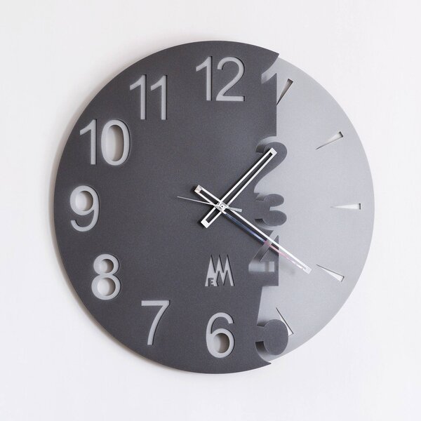 Orologio Full Moon in metallo, diam.50, colore Antracite