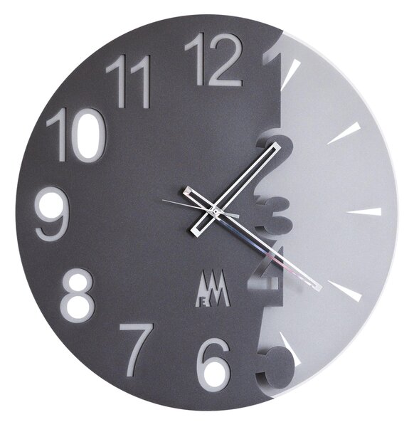 Orologio da parete lunare FULL MOON ispirato alle notti di luna piena Diametro 50 cm colore Fango