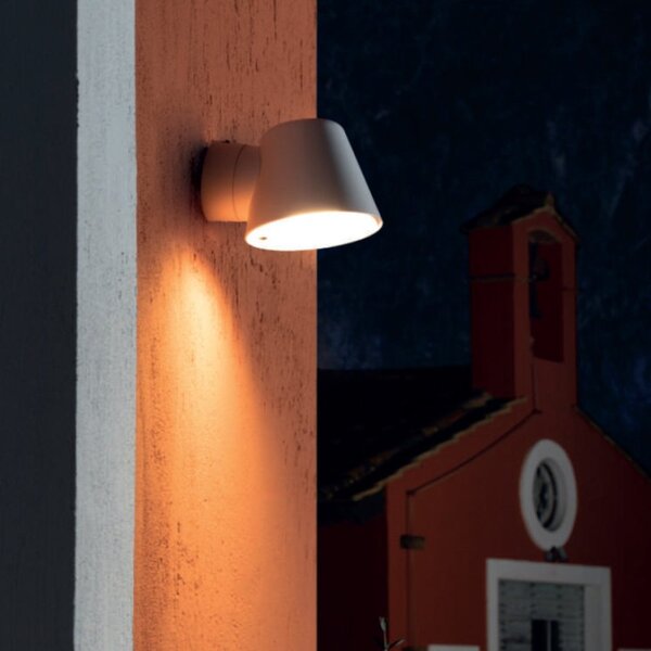 Applique moderno sovil illuminazione cup 168 02 gu10 led ip65 termoplastico orientabile - Sovil Illuminazione