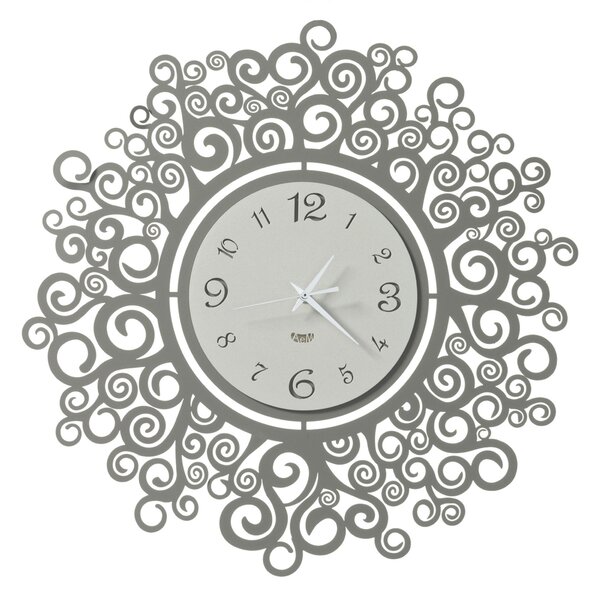 Orologio rotondo dal design originale Fonte della Vita diametro 50cm colore Fango e avorio