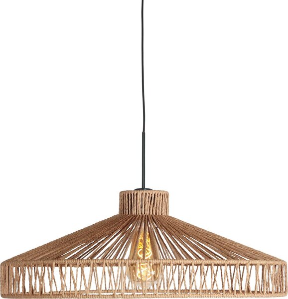 Steinhauer - lampada a sospensione - Sparkled Light - naturale - metallo corda - Ø 50cm - E27 - 4482ZW