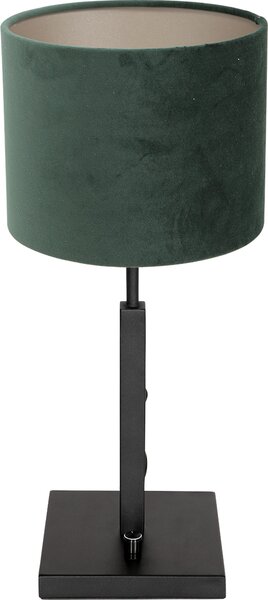 Steinhauer - lampada da tavolo - Stang - nero - metallo velluto - Ø 20cm - E27 - 8162ZW