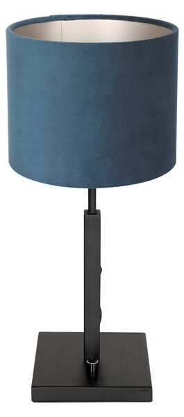 Steinhauer - lampada da tavolo - Stang - nero - metallo velluto - Ø 20cm - E27 - 8249ZW