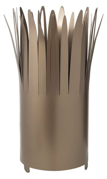 Porta ombrelli con dei raggi Sting in metallo, 23X54H, colore Bronzo