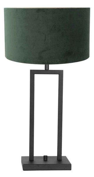 Steinhauer - lampada da tavolo - Stang - nero - metallo velluto - Ø 30cm - E27 - 8212ZW