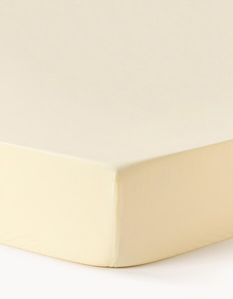 Lenzuolo con angoli topper in cotone percalle Elsie