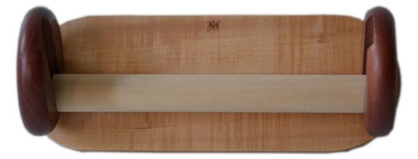 Portarotolo Da muro portascottex fissabile con biadesivo diametro 30x h11 cm in fornito di biadesivo colore naturale