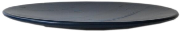 Centrotavola, portafrutta in Legno di Ontano diametro 40xh 3,5 cm colore Blu