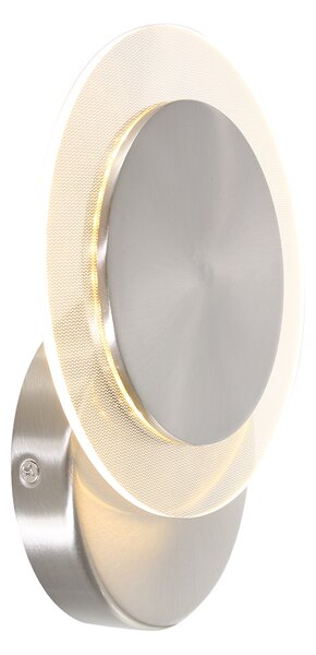 Steinhauer - lampada da parete - Lido - acciaio - plastica metallo - Ø 17cm - LED - 2564ST