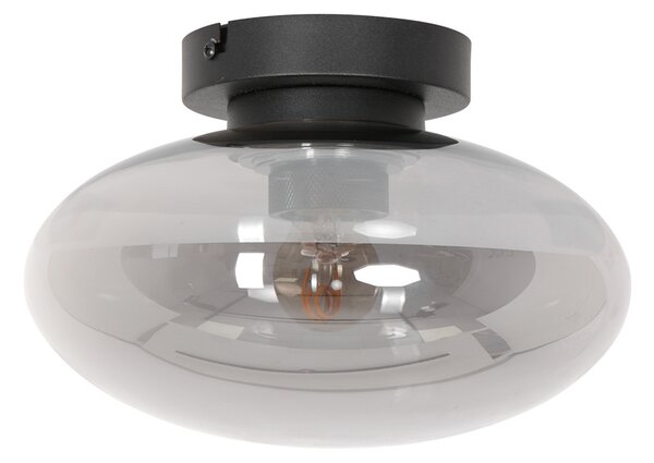 Steinhauer - plafoniera - Reflexion - trasparente - vetro metallo - Ø 25cm - E27 - 3387ZW
