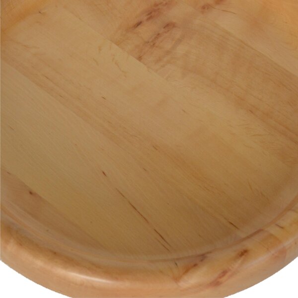 Ciotola in legno massello tornita a mano Big � 42xh 6 cm per centrotavola portafrutta o vassoio colore Naturale