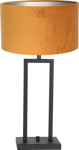 Steinhauer - lampada da tavolo - Stang - nero - metallo velluto - Ø 30cm - E27 - 8214ZW