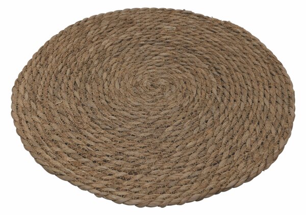 Zerbino natural 40cm tondo in Vimini Marrone, diametro 40