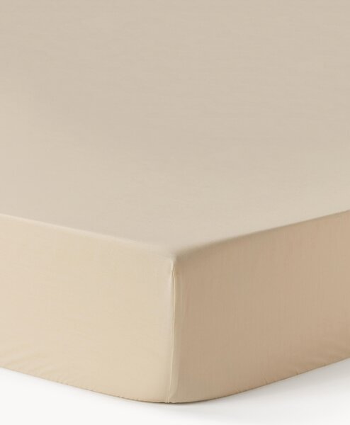 Lenzuolo con angoli topper in cotone percalle Elsie