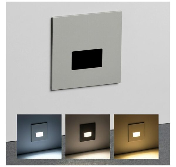 Brilagi - Lampada per scale LED JACK LED/3W/230V 3000/4000/6500K IP65 grigio