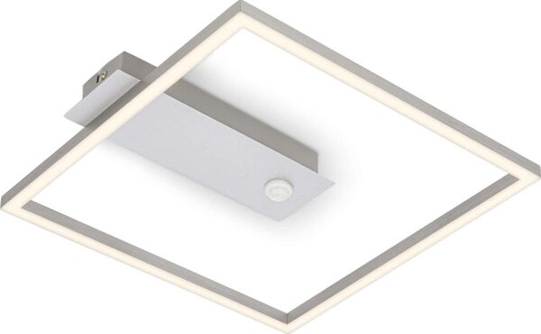 Briloner - Plafoniera LED con sensore FRAME LED/14W/230V 3000K 30x32 cm cromo satinato
