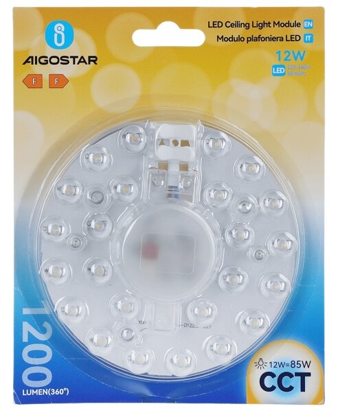 Aigostar - Modulo magnetico LED/12W/230V 3000/4000/6500K