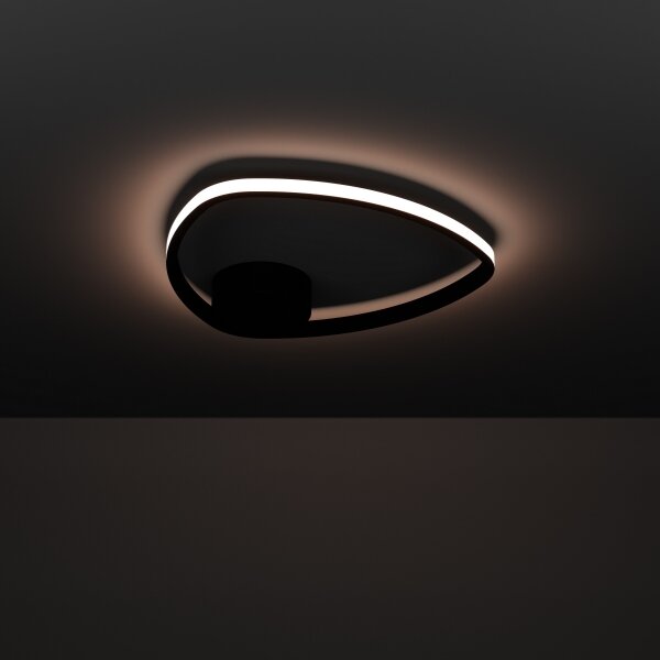 Eglo 902148 - Plafoniera a LED MOSCHELLA LED/9,7W/230V nero
