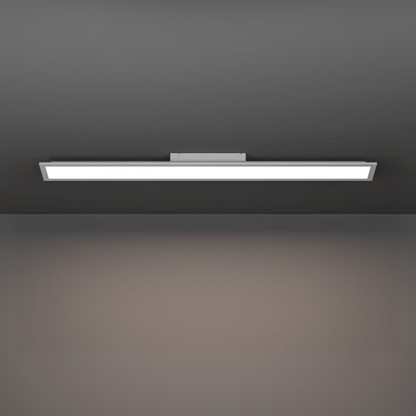 Eglo 901504-LED dimmerabile, pannello a montaggio superficiale MORADILLO-R, LED/28,3 W/230 V, 120 x 15 cm, bianco, con telecomando