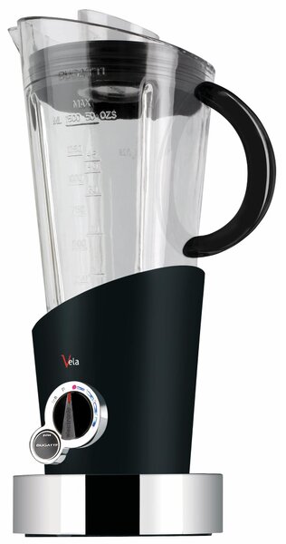 FRULLATORE Vela Evolution Dimensioni 22x17x42 cm 1,5 LT 250 WATT 4 VELOCITA' lame di acciaio e Caraffa in Tritan nero Opaco