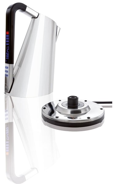 Bollitore Elettronico, riscaldamento preciso dell�acqua tra 45�C e 100�C Dimensioni 22x8xh32 cm- Lt 1,7 potenza 2200 Watt bianco