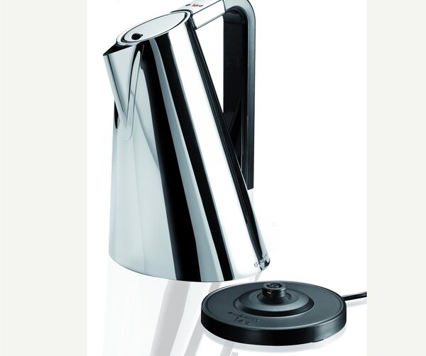 Bollitore Elettronico, VERA EASY si arresta al raggiungimento dell'ebollizione Dimensioni 22x8xh32 cm- Lt 1,7 colore inox lucido