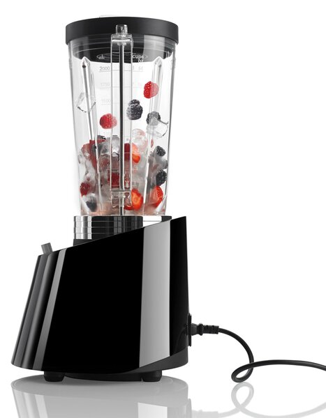 Frullatore di potenza Professionale 25xh51 cm - peso 3,9 kg 2,0 capacit� Lt 1000 WATT 60 VELOCITA' 7 funzioni colore nero