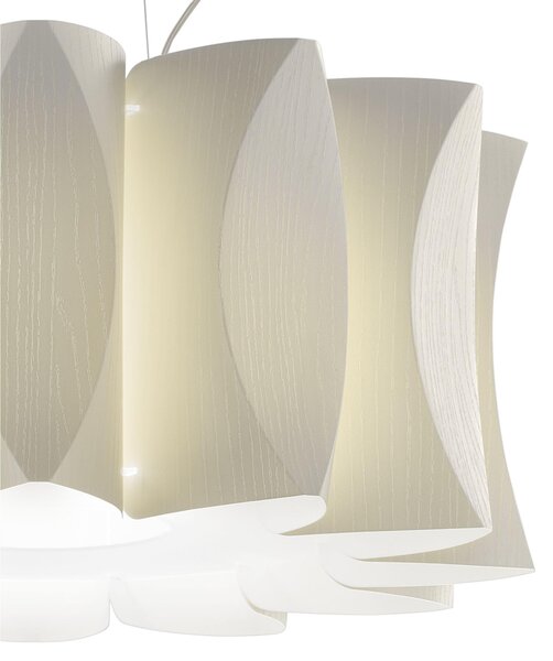 Lampadario a sospensione Fassino bianco VIRUS MEDIO Dimensioni 56x56xh36 cm- peso 4,00 kg Supporto in Metallo Sospensione