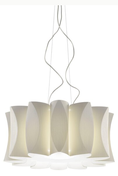 Lampadario a sospensione Fassino bianco VIRUS MEDIO Dimensioni 56x56xh36 cm- peso 4,00 kg Supporto in Metallo Sospensione