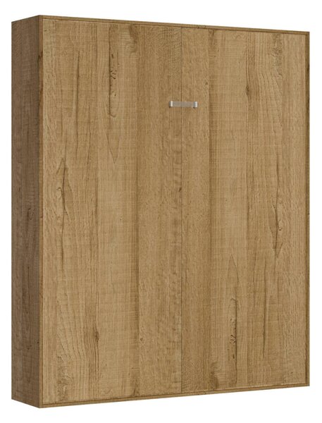 Letto a scomparsa Kentaro matrimoniale Chiuso Occupa solo 39 cm di profondit�, Dimensioni chiuso 174x39xh210 cm struttura in legno colore Quercia Natura