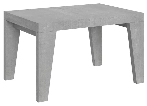 Tavolo Allungabile Piano NAXY 90x120xh77 cm estensibile fino a 224 cm tutto in legno di Frassino Cemento