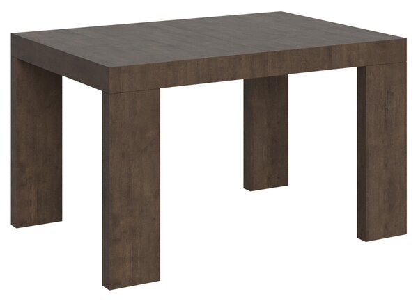 Tavolo Allungabile Piano ROXELL 90x120xh77 cm estensibile fino a 224 cm tutto in legno di Frassino Noce