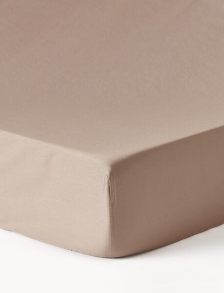 Lenzuolo con angoli topper in raso di cotone Premium
