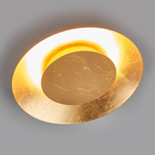 Plafoniera a LED Keti Lindby, Ottone / Oro, Corridoio, Metallo, Moderno, Plafoniera LED