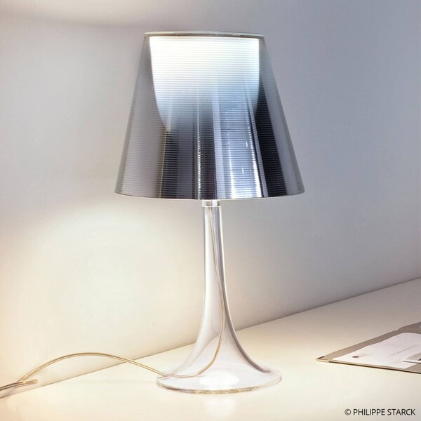 FLOS Lampada da tavolo di design MISS K, dimmerabile, Cromo / Argento, Soggiorno / Sala da pranzo, Plastica, Design, Lampada da tavolo
