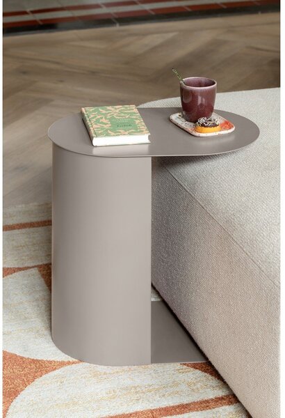 Set di tavolini in metallo 2 pz 30x45 cm Riqueza Oval – Leitmotiv